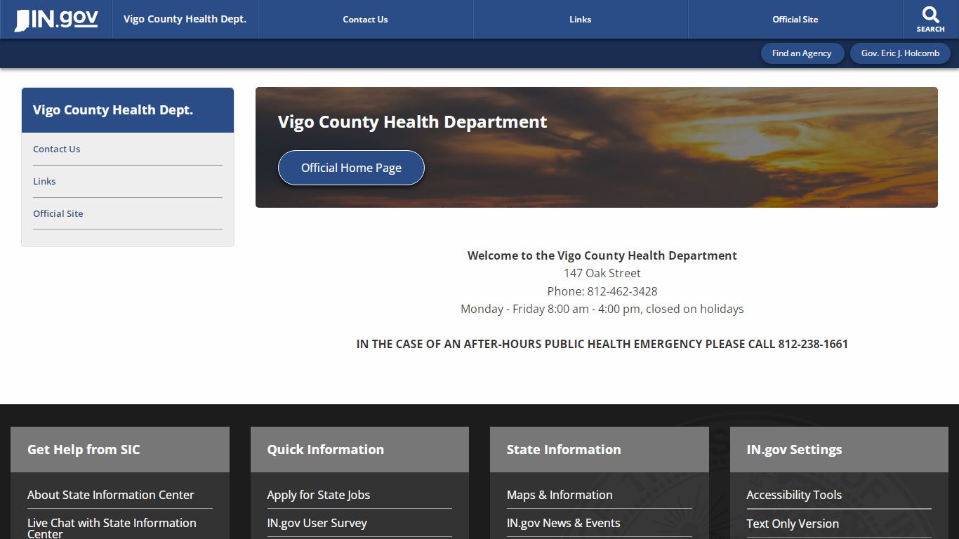 Vigo County: Home - in.gov